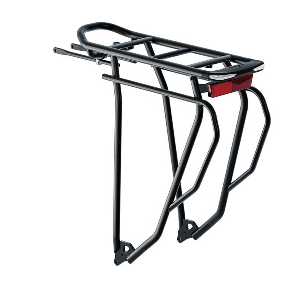 Racktime 28/29" System-Gepäckträger "Gleamit 2.0 Tour", Alu, ca.824 g, mit Standlicht, schwarz
