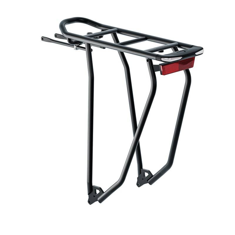 Racktime 28/29" System-Gepäckträger "Gleamit 2.0", Alu, ca.692 g, ohne Standlicht, schwarz