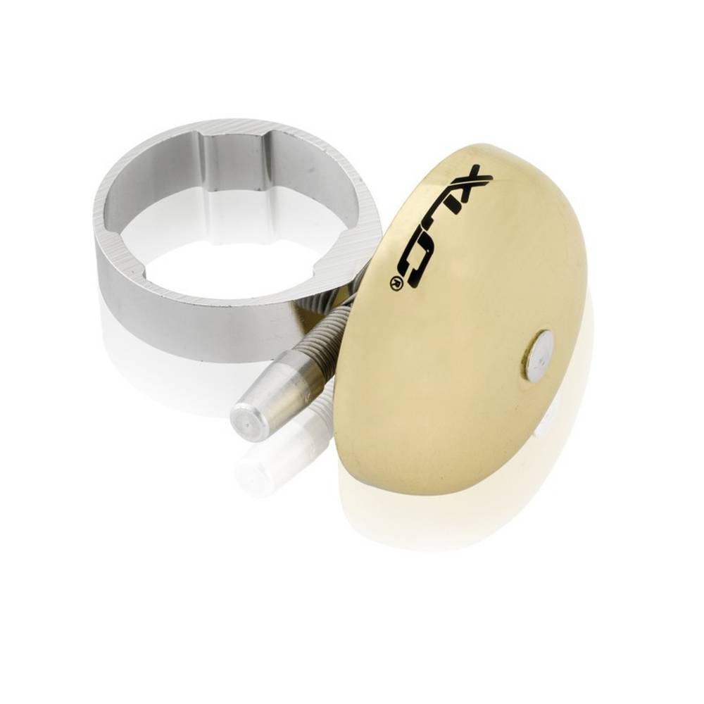XLC Miniglocke Oversize DD-M19 Ø 45 mm inkl. A-Head Spacer, messingfarben