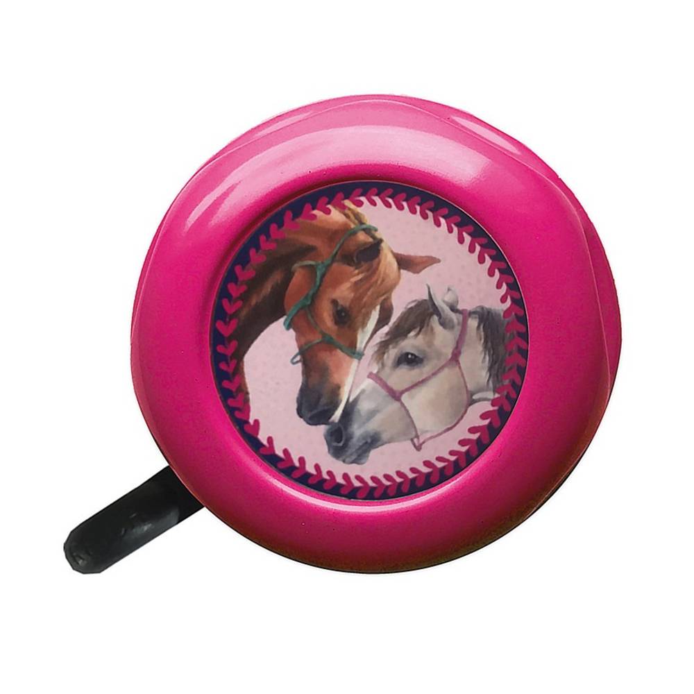 Bike Fashion Kinderklingel Pferdefreunde, Pferdemotiv, pink