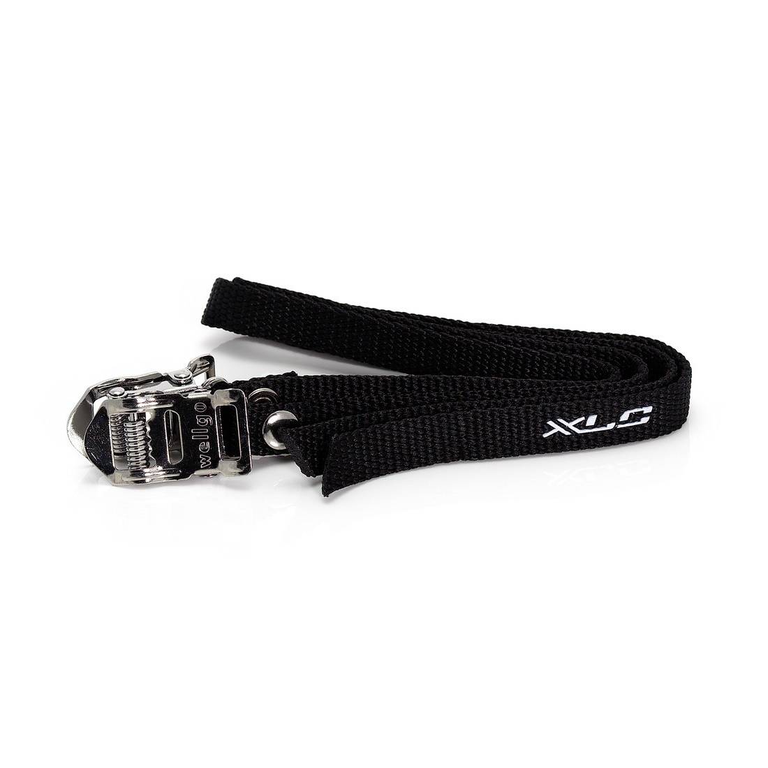 XLC Pedalriemen Nylon, schwarz (1 Paar)
