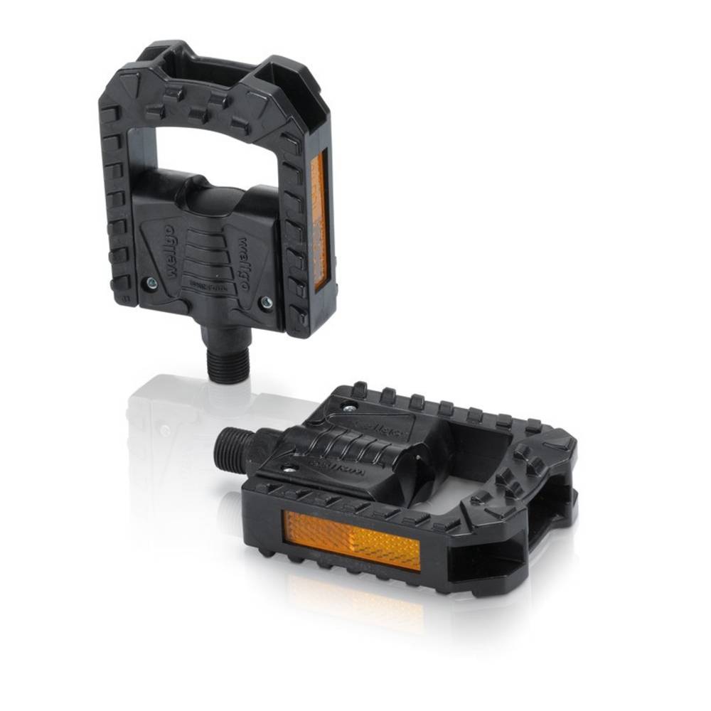 XLC PD-F01 Faltpedal Kunststoff, Reflektor, schwarz (1 Paar)