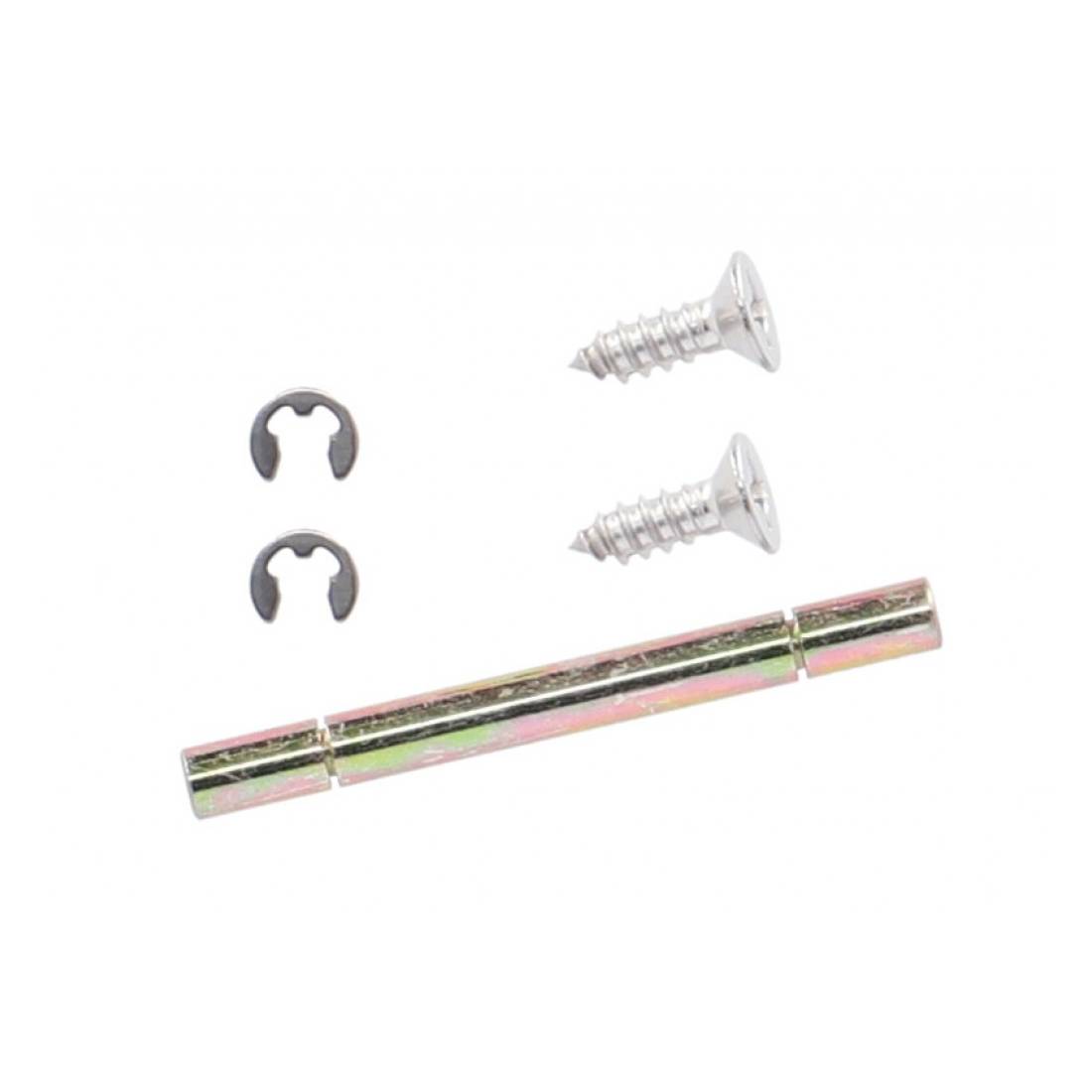 XLC Pedal zum Abklappen Azura mit Achse, silber (1 Paar)
