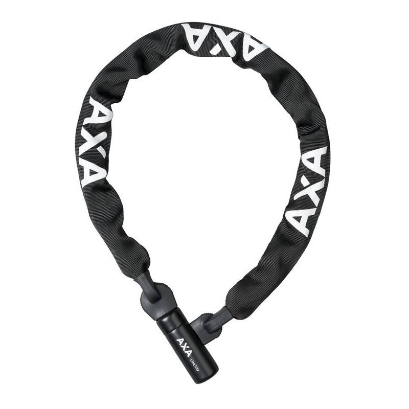 AXA 59005795SS Kettenschloss Linq 100 City Länge 100cm, Stärke 7mm, schwarz
