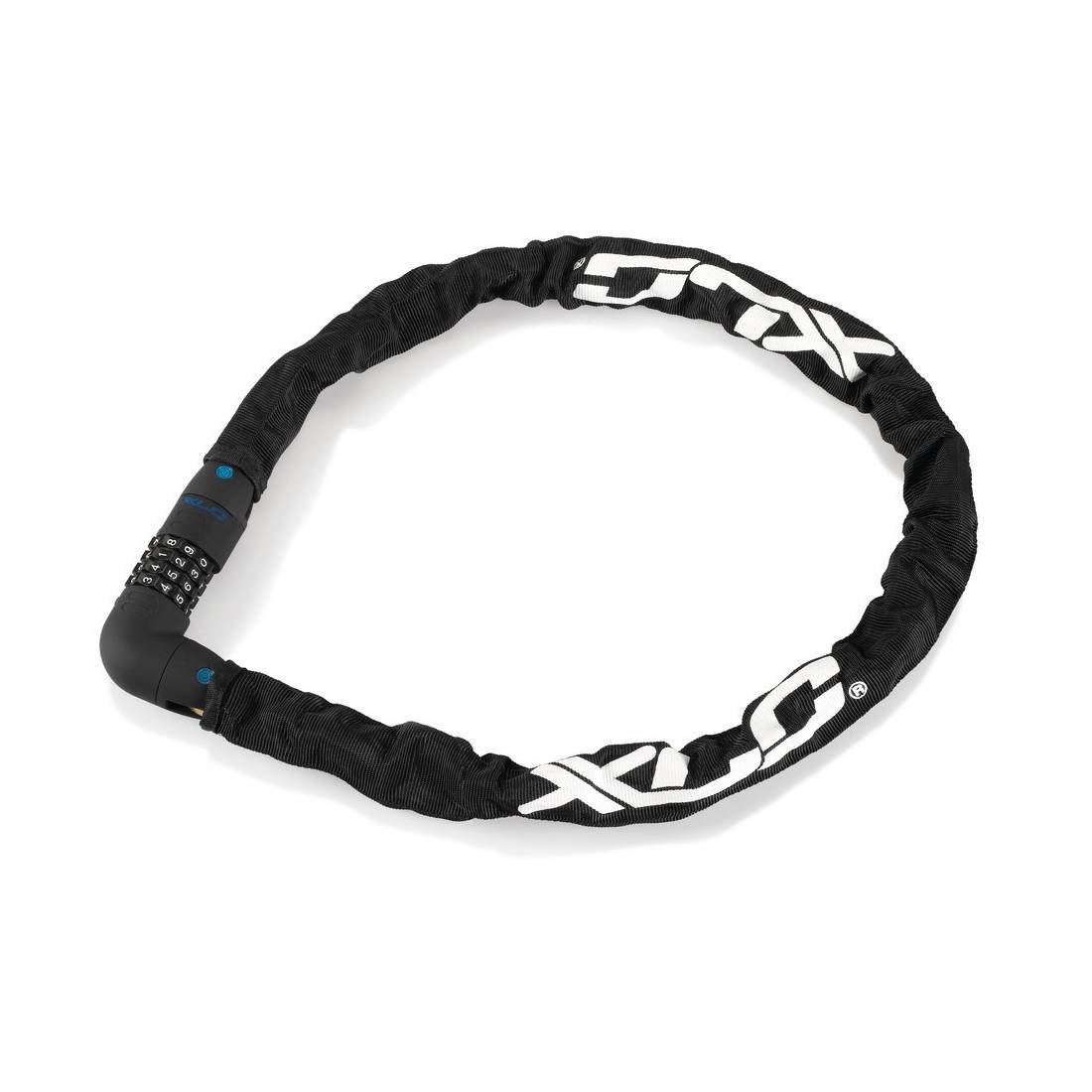 XLC Kettenzahlenschloss Yakuza plus Ø 8mm/1000mm, schwarz