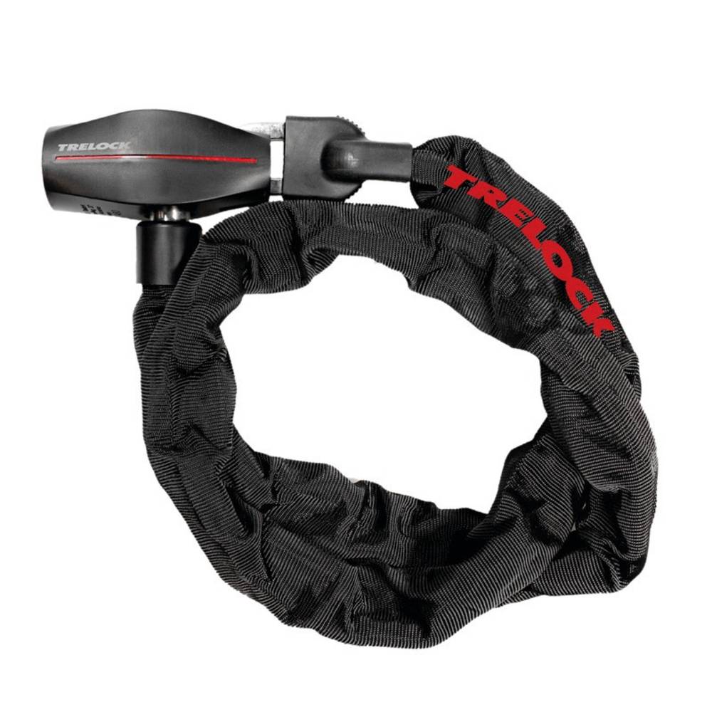 Trelock Kettenschloss 110cm, Ø 8mm BC 480/110/8, ohne Halter, schwarz (1 Stück)