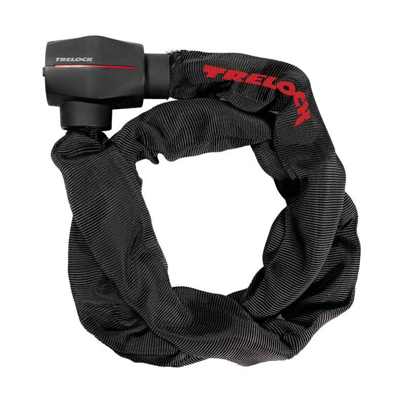 Trelock Kettenschloss 110cm, Ø 9mm BC 580/110/9, schwarz, ohne Halter, schwarz