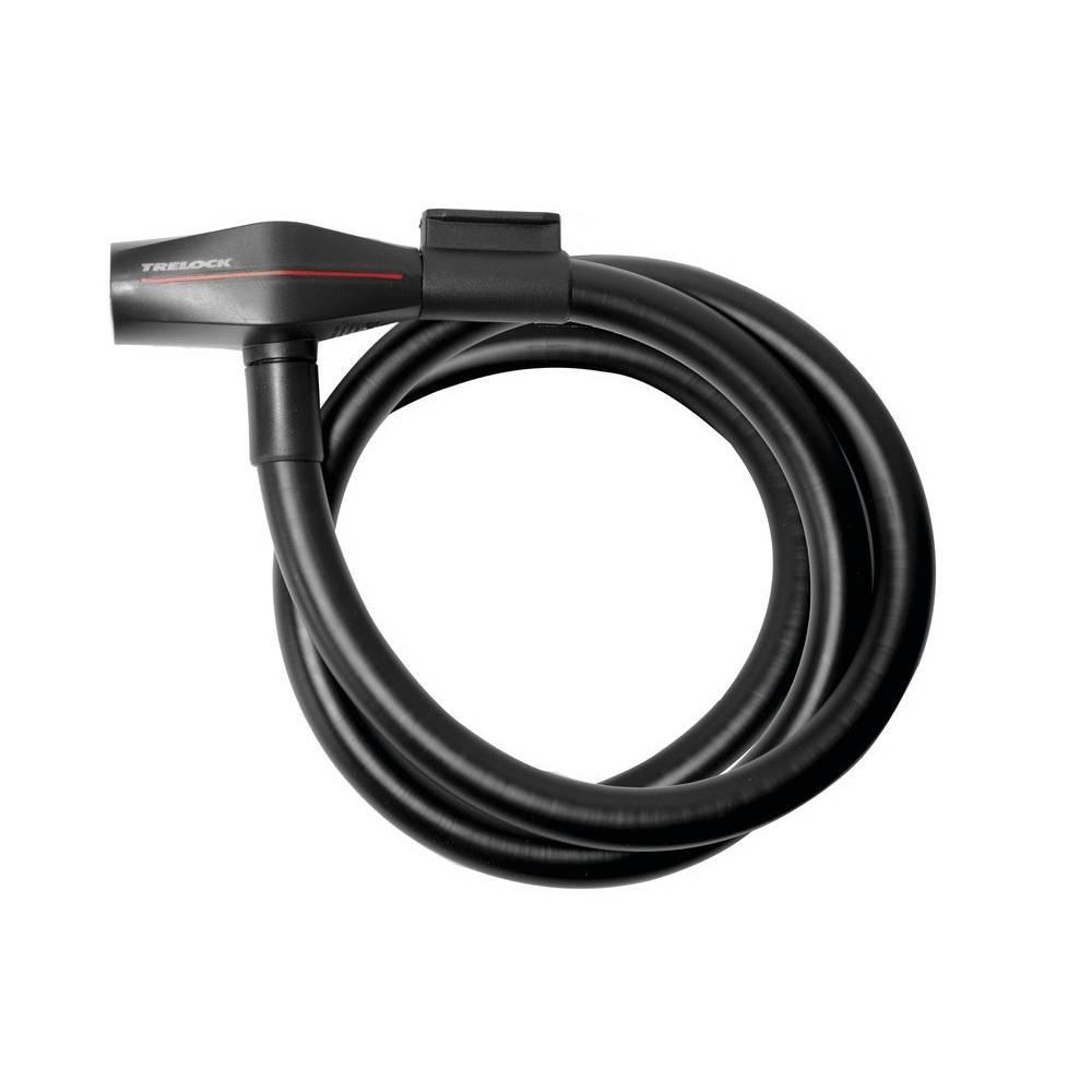 Trelock Kabelschloss 110cm, Ø 15mm KS 415/110/15, mit Halter ZK 234, schwarz