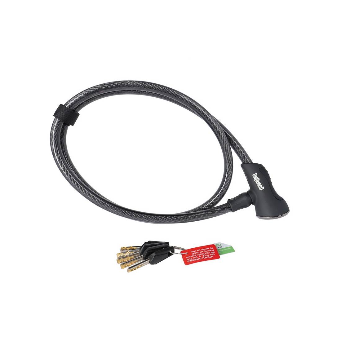 OnGuard Kabelschloss Akita 8039X 120cm, Ø 12mm, schwarz (1 Set)