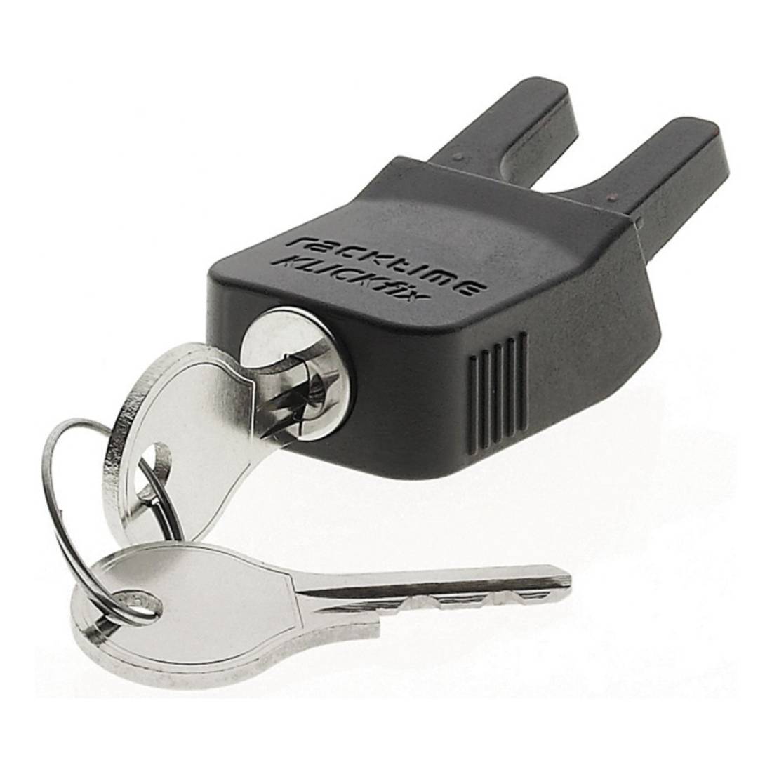 KLICKfix Steckschloss für Racktime für System Adapter Snapit, schwarz/silber