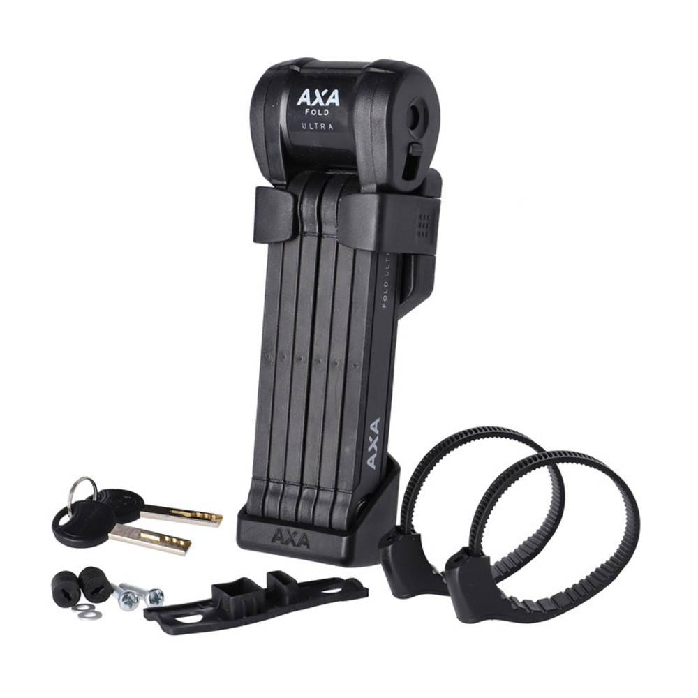 AXA Faltschloss Fold Ultra Länge 90cm, schwarz