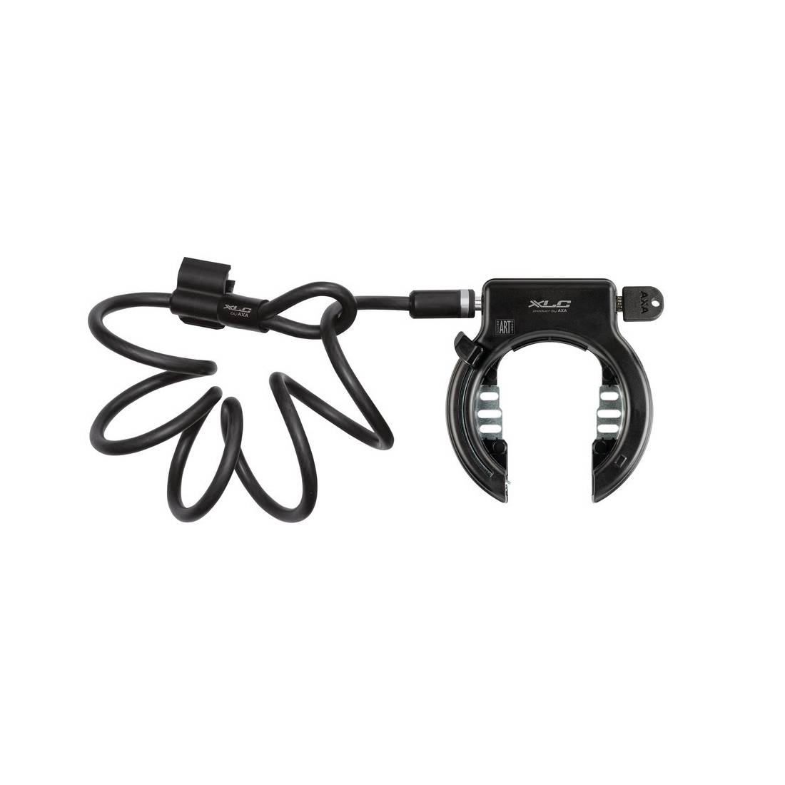 XLC Rahmenschloss Fantomas II LO-F02 Schlüssel abziehbar+ Kabel 1800x10mm