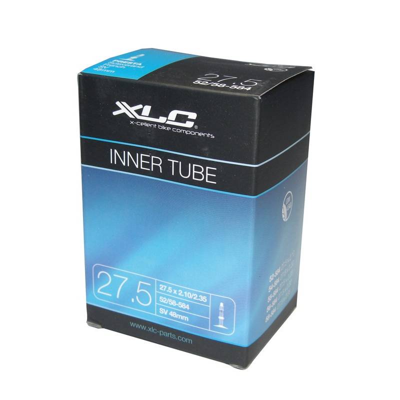 XLC 27.5" Schlauch, 27.5 x 2.10/2.35" (52/58-584), SV 48 mm, schwarz