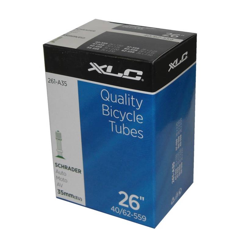 XLC 26" Schlauch, 26x1.5/2.5 (40/62-559), AV 35 mm, schwarz