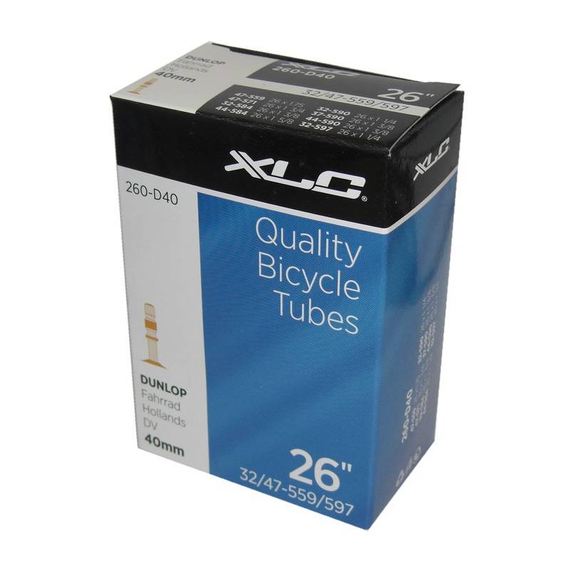 XLC 26" Schlauch, 26x1 1/4" (32/40-584/590), DV 40 mm, schwarz