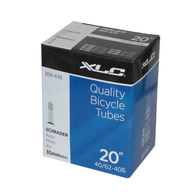 XLC 20" Schlauch, 20x1.5/2.5" (40/62-406), AV 35 mm, schwarz