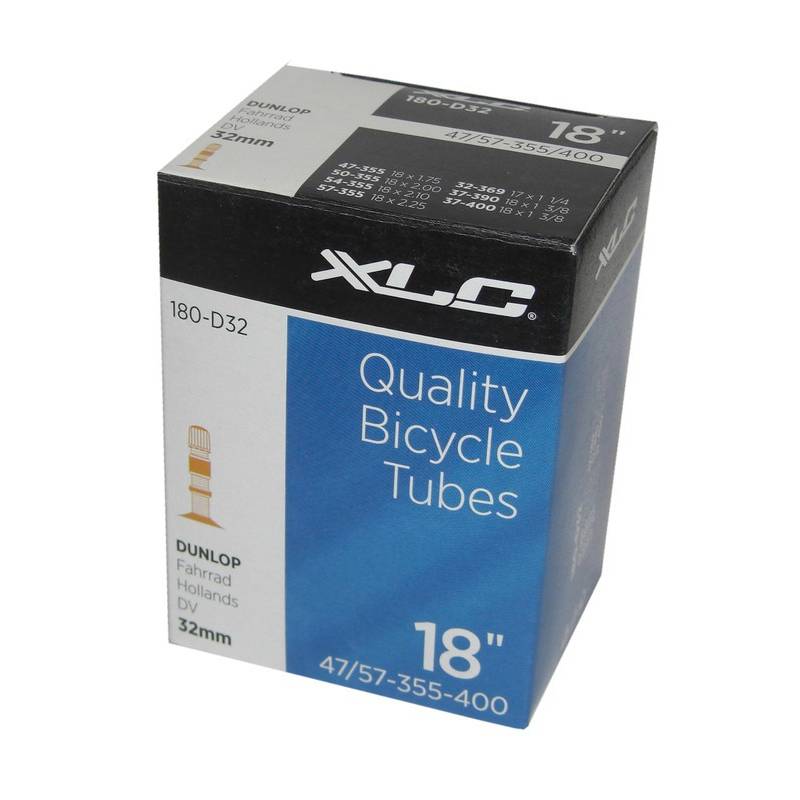 XLC 18" Schlauch, 18x1.75/2.125" (32/50-355/400), DV 32 mm, schwarz