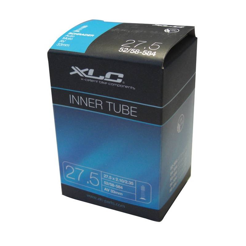 XLC 27.5" Schlauch, 27.5x3.0/3.5" (76/90-584), AV 33 mm, schwarz