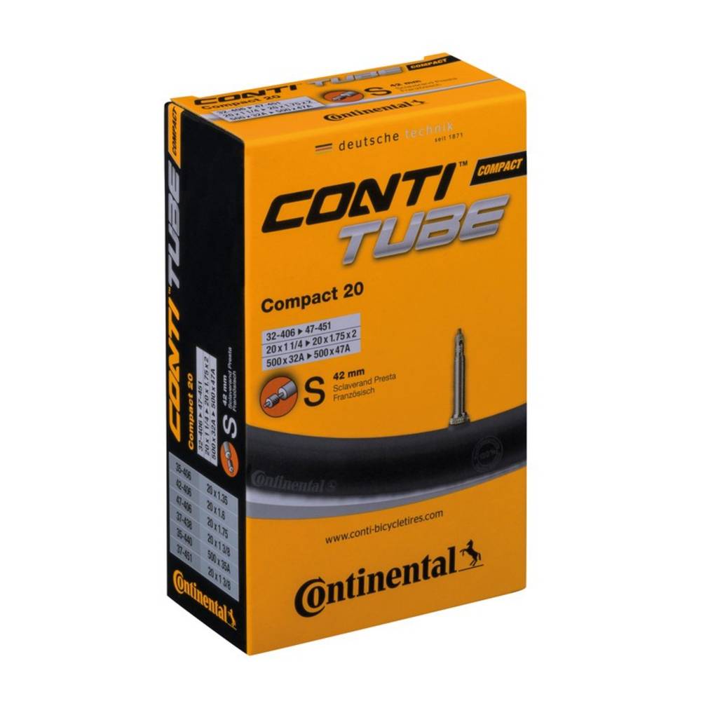 Continental Schlauch Conti Compact 20 20x1 1/4-1.75" x 2 32/47-406/451 SV 42mm