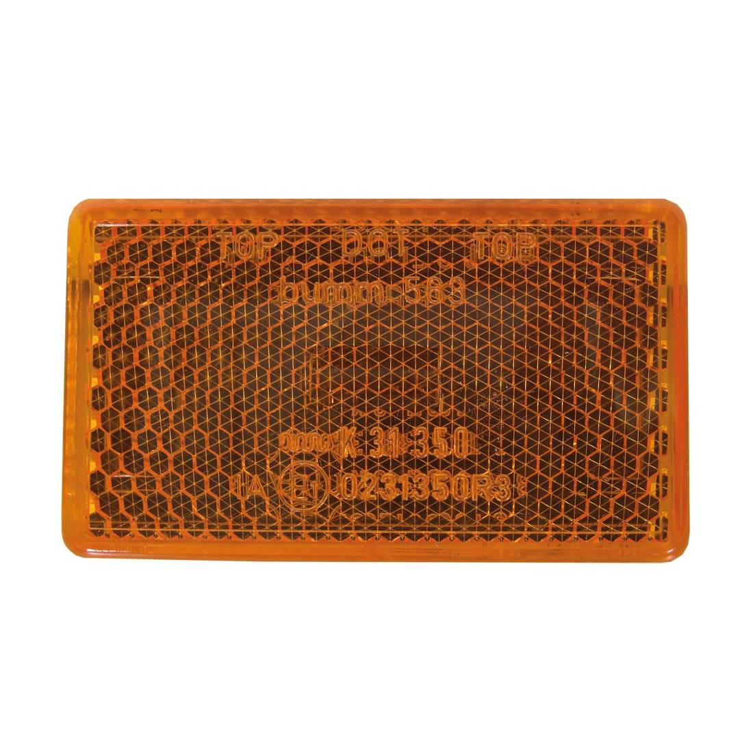 Busch & Müller 563/2-2 Seitlicher Rückstrahler E-Bike für Starrgabel, orange