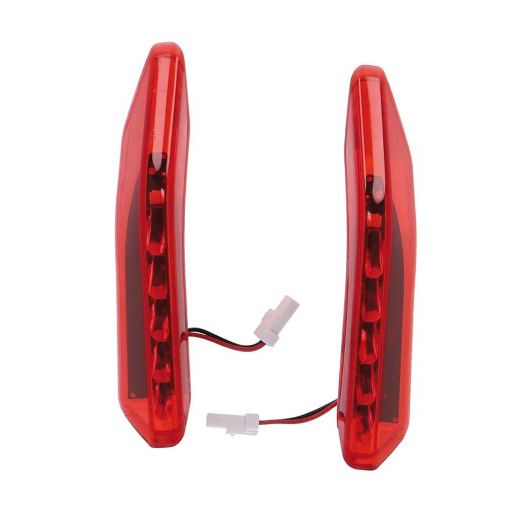 HAIBIKE Twin Tail Lights (TTL) Set AM für Ausfallendenmontage mit JST Kabel, rot (1 Set)