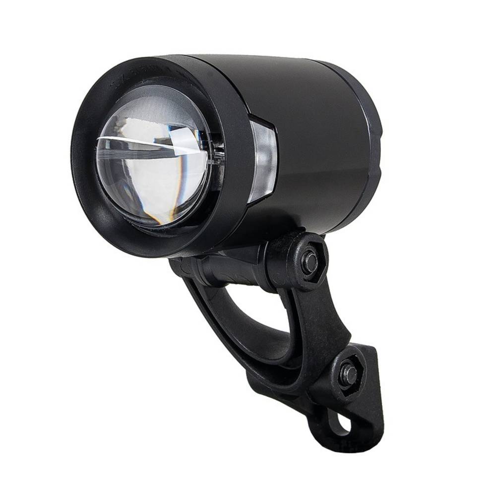 Herrmans Dynamo-Scheinwerfer "H-Black Pro D", on/off Standlicht, schwarz