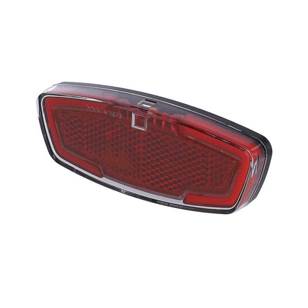 Büchel LED-Rücklicht Wing mit Standlicht für Gepäckträger-Befestigung, rot/schwarz