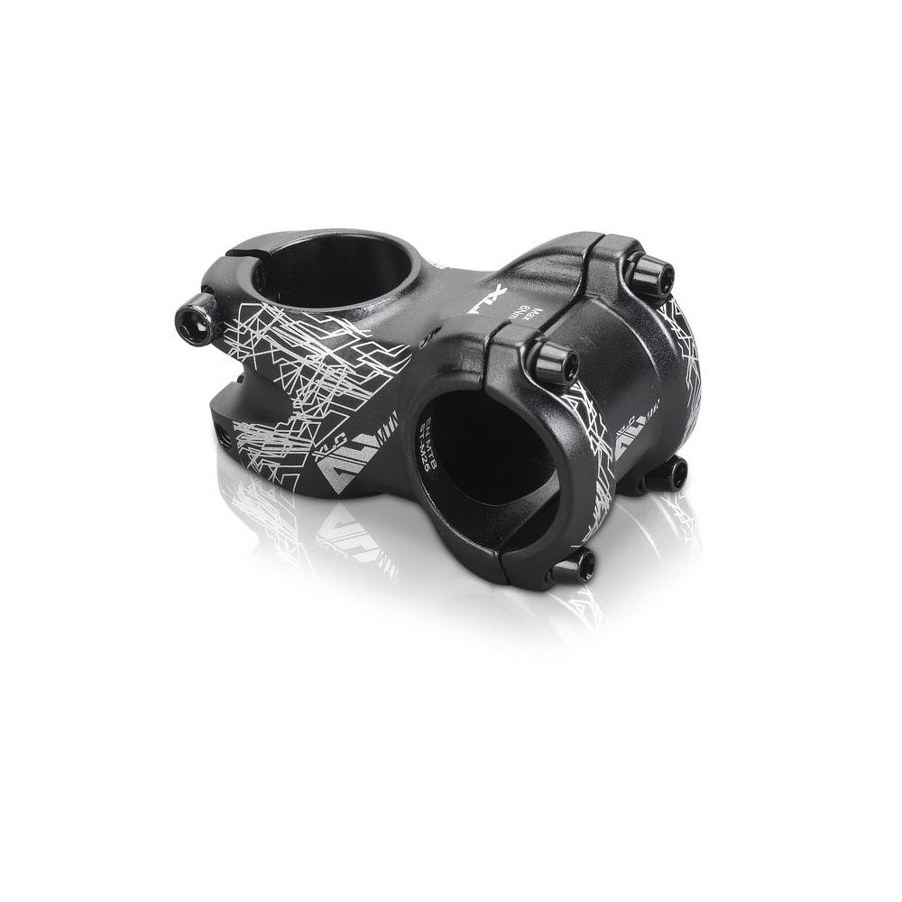 XLC ST-M25 1-1/8" A-Head Vorbau "All MTN", Länge: 65 mm / 0°, Lenker: 31,8 mm, Alu, schwarz/matt