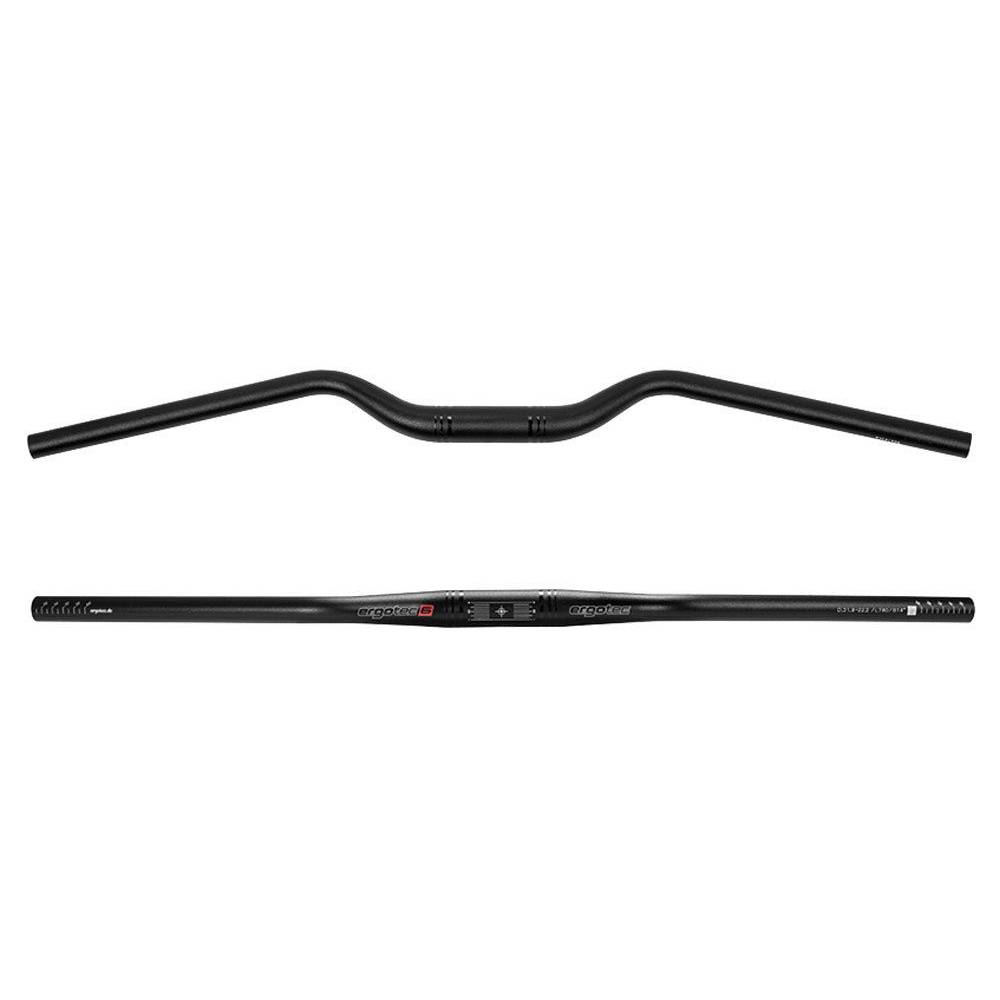 ergotec 16780001 Lenkerbügel M-Bar Sport Alu, Ø 31,8mm, 780mm, schwarz/matt, 14°, schwarz