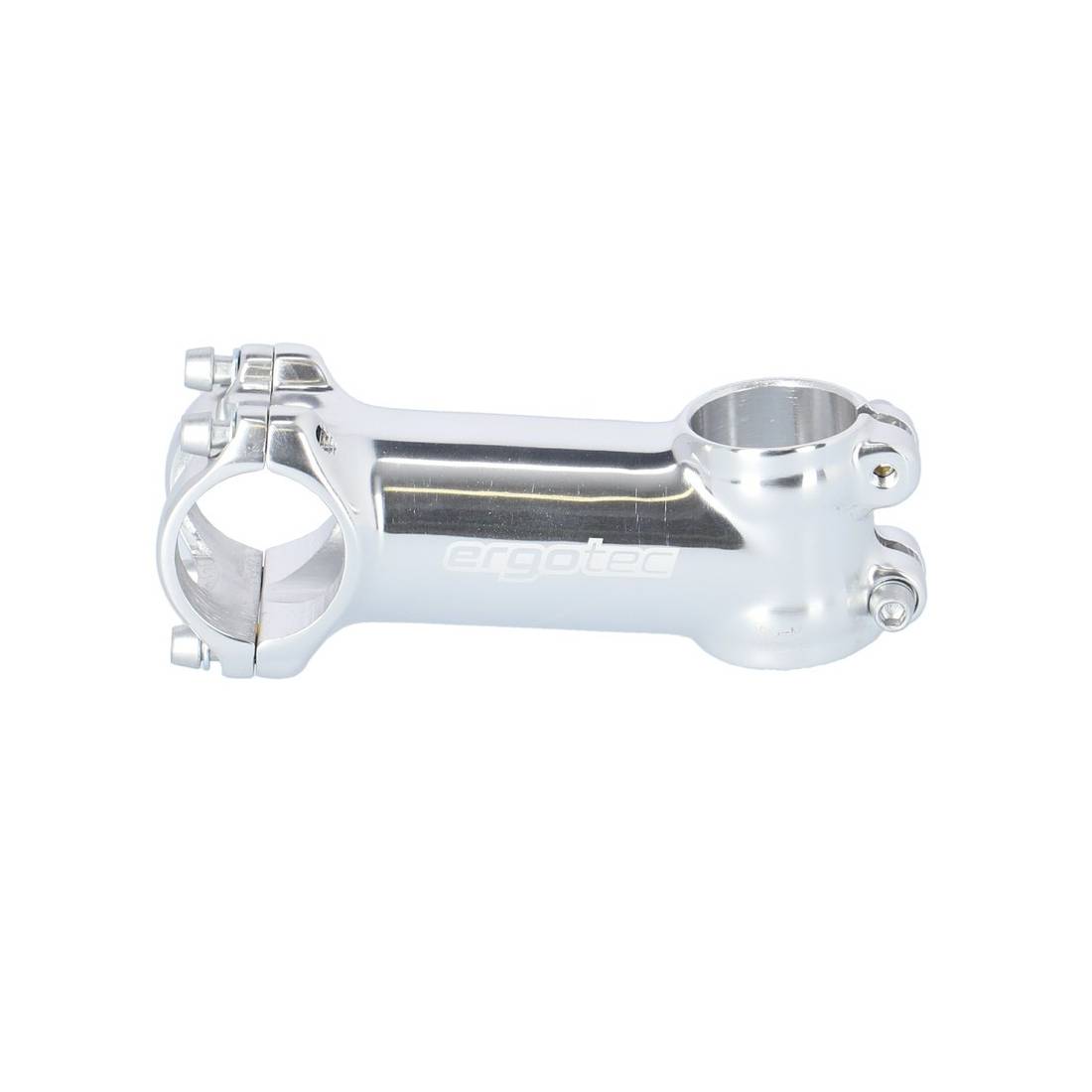 ergotec 1-1/8" A-Head Vorbau "Shark", Länge: 90 mm / 7°, Lenker: 31,8 mm, Alu, silber