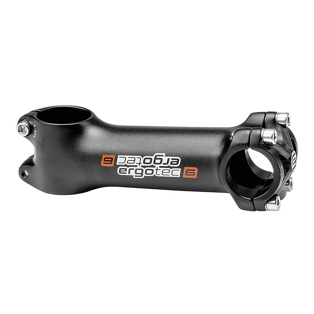 ergotec 1-1/8" A-Head Vorbau "Pike 2", Länge 110 mm / 6°, Lenker: 25,4 mm, Alu, SL6, schwarz