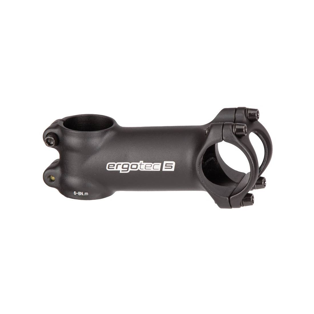 ergotec 1-1/8" A-Head Vorbau "Shark", Länge: 90 mm / 7°, Lenker: 31,8 mm, Alu, schwarz