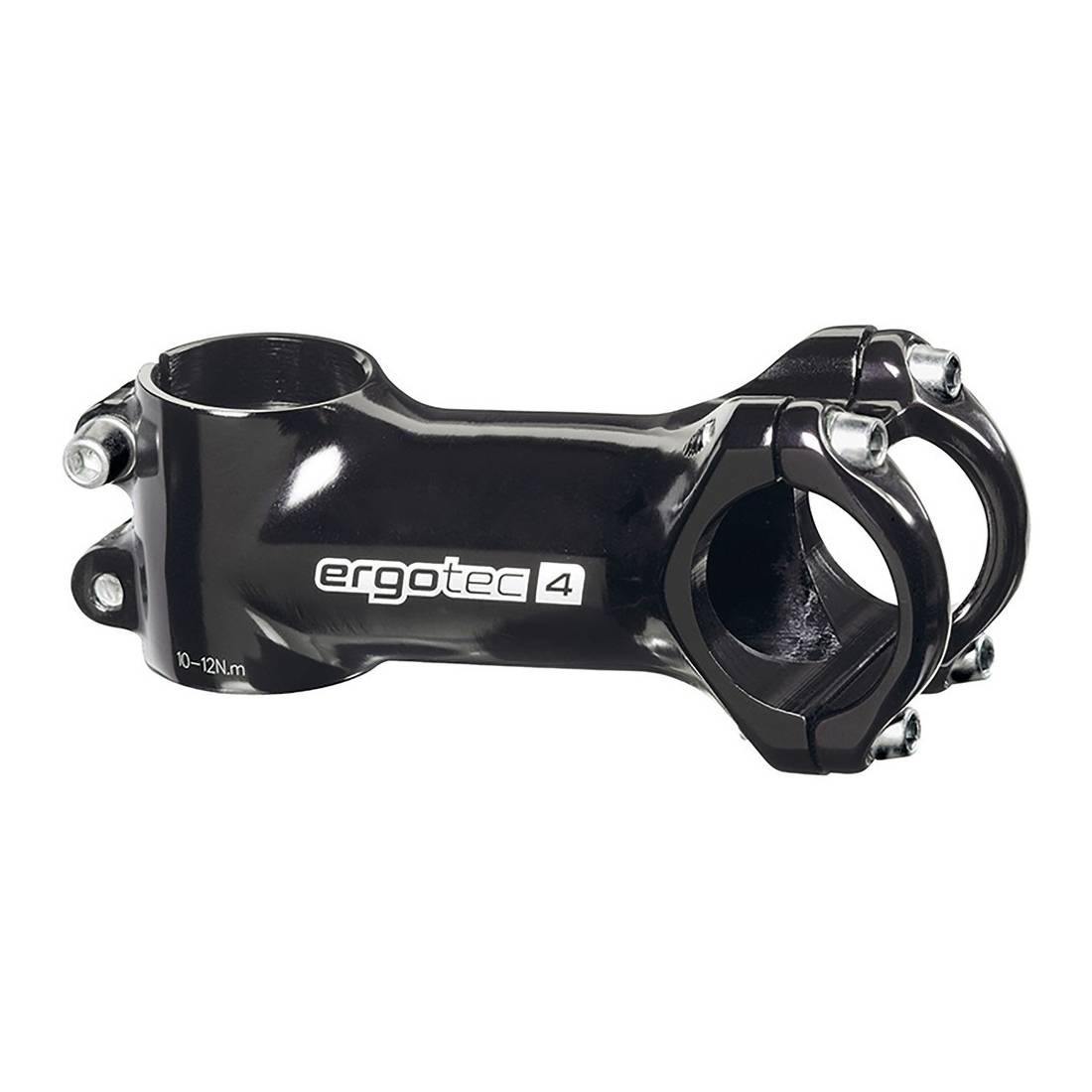 ergotec 1-1/8" A-Head Vorbau "High Crab 2", Länge: 165 mm / 35°, Lenker: 31,8 mm, Alu, schwarz