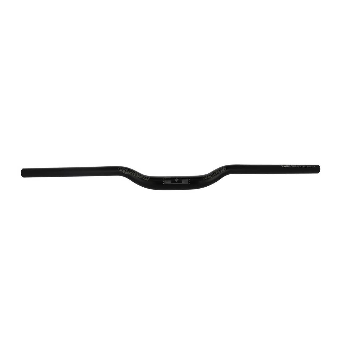 ergotec Lenkerbügel H-Bar XXL, Alu, Ø 31,8 mm, 700 mm, 16°, matt, schwarz