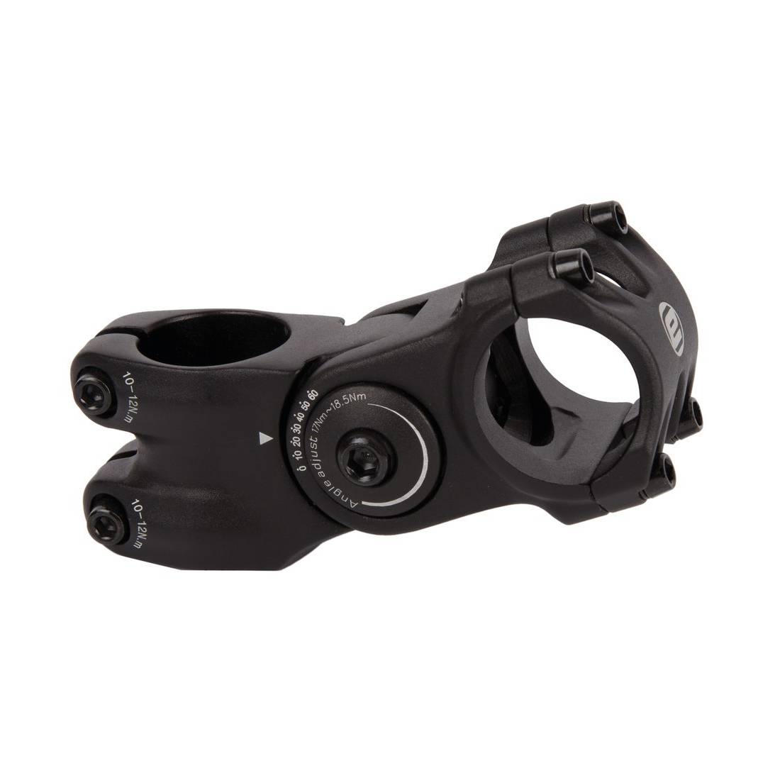 ergotec 1-1/8" A-Head Vorbau "Octopus 2", Länge: 75 mm, Lenker: 31,8 mm, Alu, SL4, schwarz
