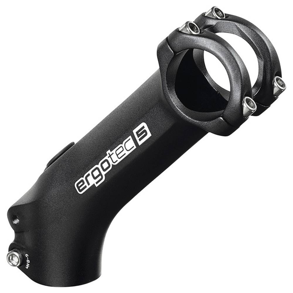 ergotec 1-1/8" A-Head Vorbau "High Charisma", Länge: 50 mm / 35°, Lenker: 31,8 mm, Alu, schwarz