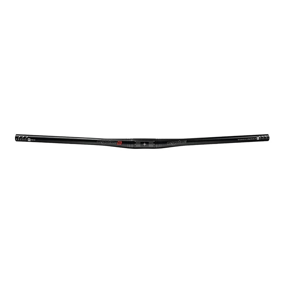 ergotec Lenkerbügel FLAT BAR 31,8 Alu, sw/matt, Ø31,8mm, 780mm, 12°/0°, schwarz