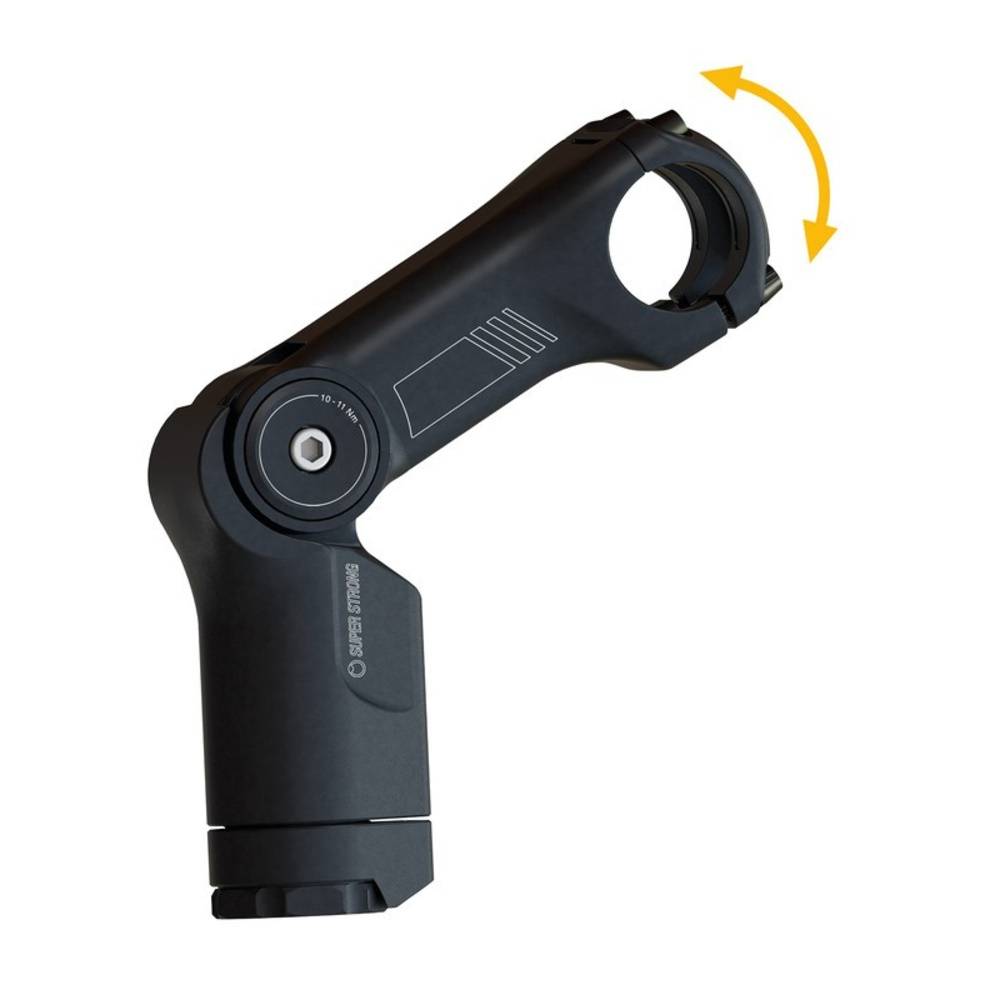 by.schulz 1-1/8" Vorbau "Stem Alpha Pro SDS", Länge: 110 mm (-10/+50°), Lenker: 31,8 mm, Alu, schwarz