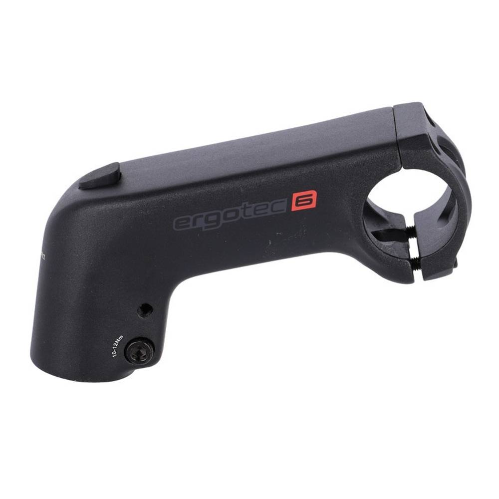 ergotec 1-1/8" A-Head Vorbau "Barracuda I", Länge: 110 mm, Lenker: 31,8 mm, Alu, SL6, schwarz sandgestrahlt