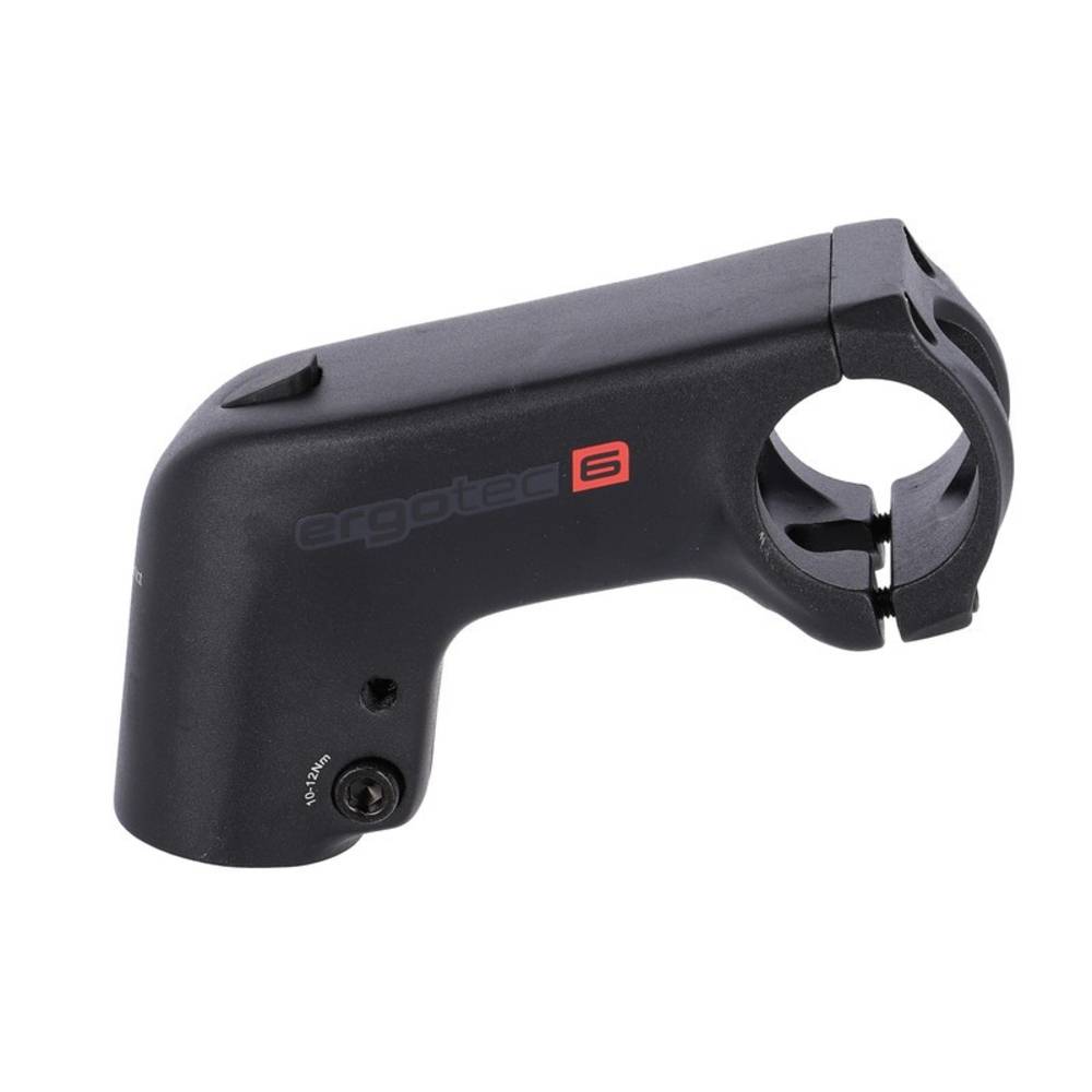 ergotec 1-1/8" A-Head Vorbau "Barracuda I", Länge: 90 mm, Lenker: 31,8 mm, Alu, SL6, schwarz sandgestrahlt