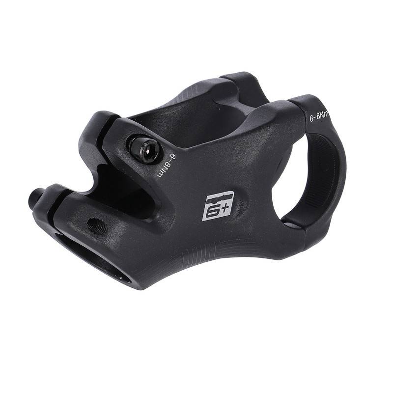 ergotec A-Head Vorbau High BASS SL 6+ Alu, 55mm, Ø28,6mm/Ø31,8mm, 45°, schwarz