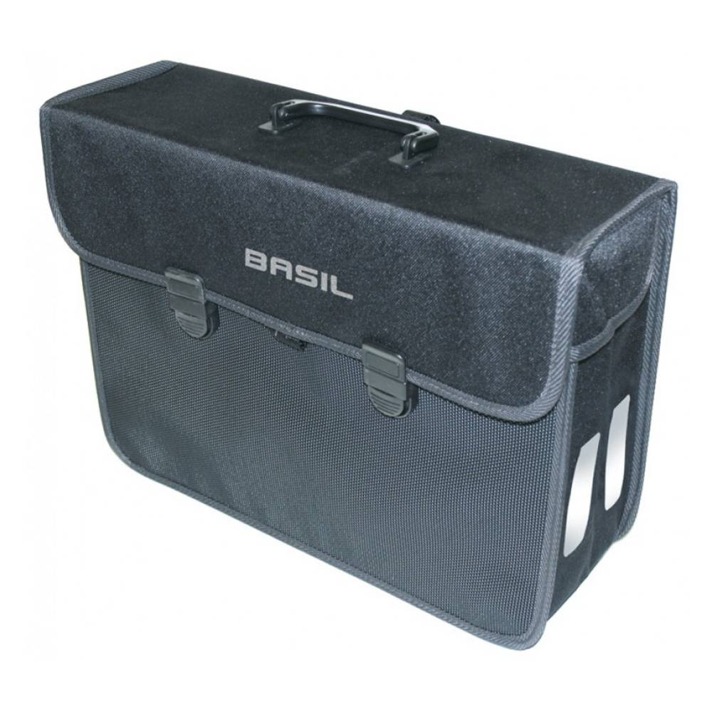 Basil 17019 Einzelpacktasche Malaga XL, 40x14x31cm, 17 ltr, schwarz
