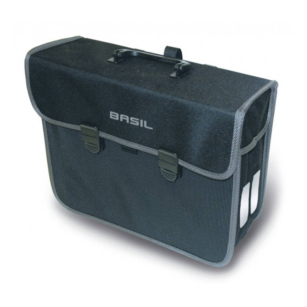 Basil 17006 Einzelpacktasche Malaga, 32x13x29cm, 13 ltr, schwarz