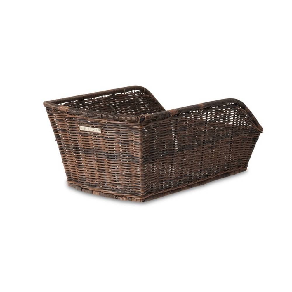 Basil 20007 Cento Hinterrad-Korb 42x25x21cm, Rattan, grobmaschig, braun