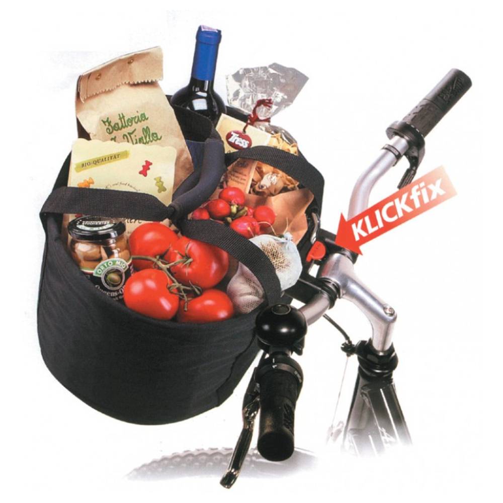 KLICKfix 0300CSM Shopper-Tasche Comfort Mini, 32x24x23cm, ca. 800g, schwarz