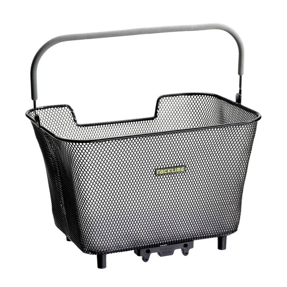 Racktime 13008 System Korb "Baskit small", 20 Liter, 41 x 30 x 22 cm, mit SnapitAdapter, schwarz