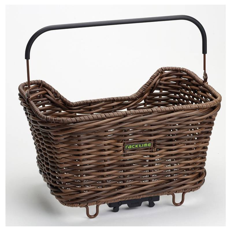 Racktime 13020 System Korb "Baskit Willow", 20 Liter, 43x31x24,5cm, mit SnapitAdapter, braun