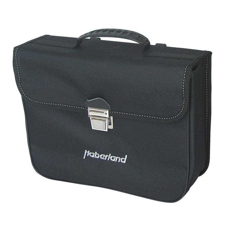 Haberland EH0282-00 Einzelltasche klassik, 34x27x11cm, 10 ltr, klein, schwarz