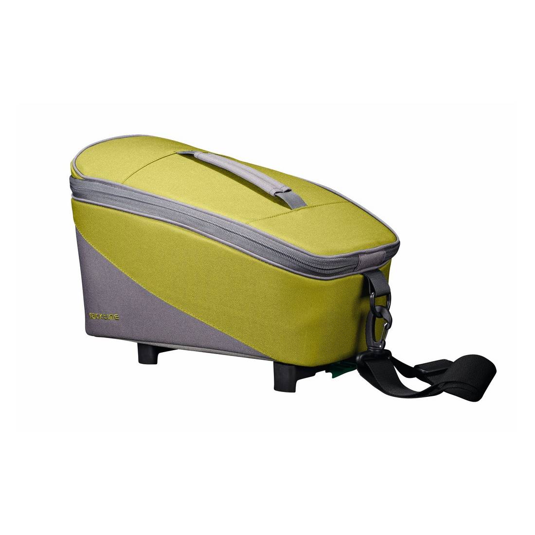 Racktime 0100-003 System Tasche Talis, 23 x 18 x 37cm, mit Snapit Adapter, grün/grau