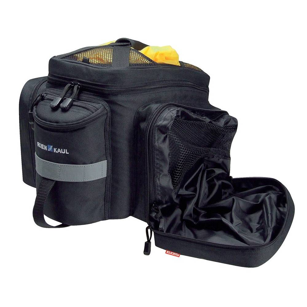 KLICKfix 0267RB Gepäckträgertasche Rackpack 2 Plus, 12-16 ltr, ca. 900g, schwarz
